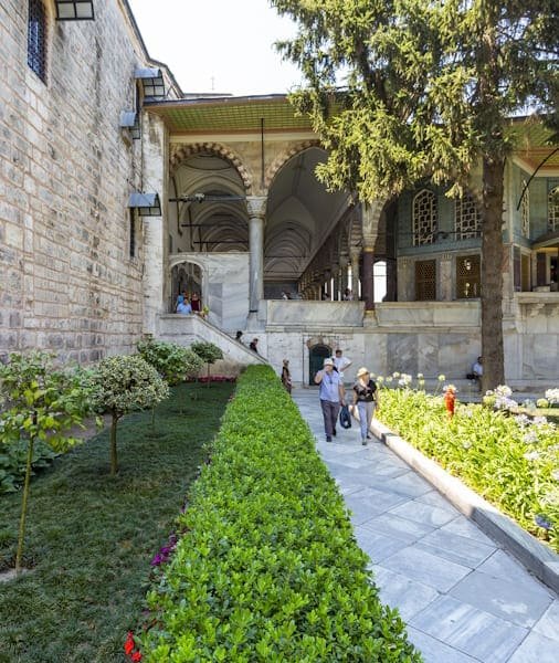 Outside Topkapi Palace